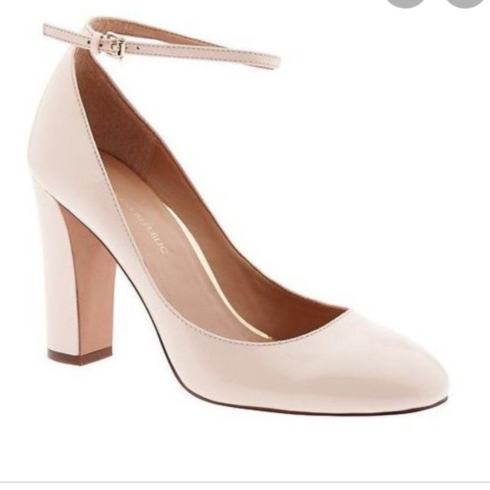 Baby Pink banana republic heels